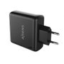 Aisens Cargador de Pared USB-C 60W PD3.0 QC3.0 Negro ASCH-1PD60-BK